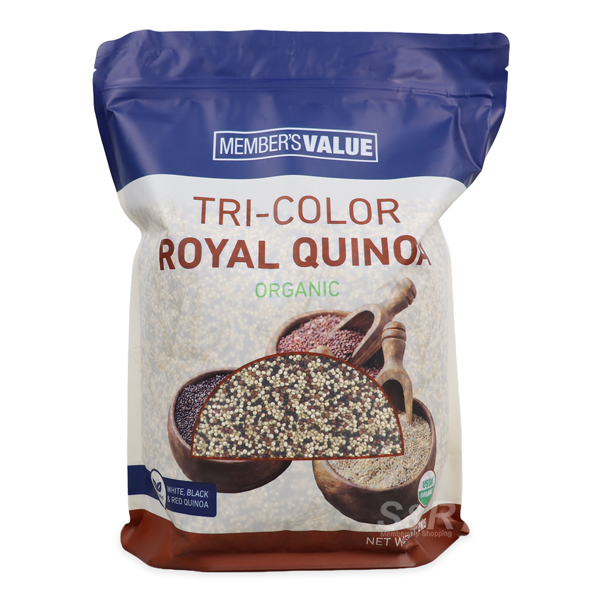 Member's Value Organic Tri-Color Royal Quinoa 2kg Member's Value Organic Tri-Color Royal Quinoa 2kg